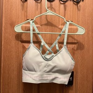 Under Armour Mint Green Strappy Sports Bra